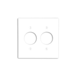 LEV 88052 WH WP 2G 2SGL REC 1406 HOLE STD SIZE