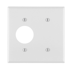 LEV 88085 WH 2G 1 BLANK 1 SNGL RECP STRP MNT WP