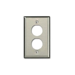 LEV D6710-1S2 DURAPORT IND WALLPLATE 1-GANG 2-P