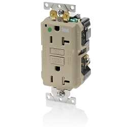 LEV GFWT2-HGI WH HG WR TR ST GFCI 20A125V