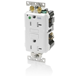 LEV GFWT2-HGW WH HG WR TR ST GFCI 20A125V