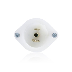 LEV ML2-PB WH INLET PLUG MIDGET LOCK GROUND