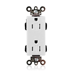 LEV MT162-W WH LEV-LOK TR REC DEC 15A125V