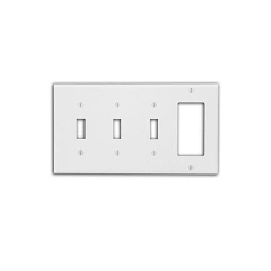 LEV P326-W WH WP 4G 3TGL/1DECO STD SIZE