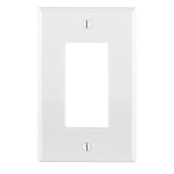 LEV PJ26-W WH WP MIDWAY 1G DEC THERMPL W/CAP SCR