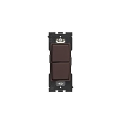 LEV RE634-WB RENU 2 SWITCH COMBO WALNUT BARK