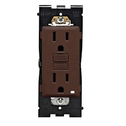 LEV RGF15-WB RENU 515R TR GFCI RCPT WALNUT BARK