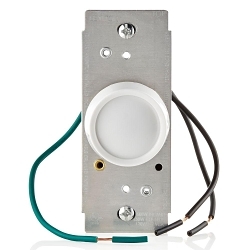 LEV RPI06-10Z WH/IV/LA DIM ROT DEC PUSH 1P/3W 6