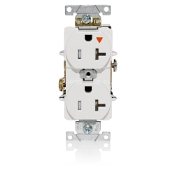LEV T5362-IGW WH DUP TR REC 2P3W 520R 20A125V
