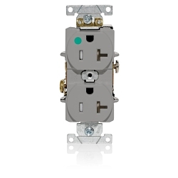 LEV T8300-GY GY DUP TR HG REC 2P3W 520R 20A125V