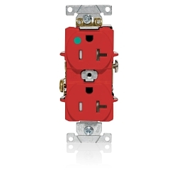 LEV T8300-R HOSPITAL GRADE TR DUPLEX RECEPTAC