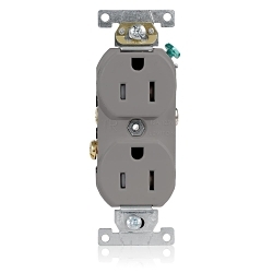 LEV TCR15-GY GY REC DUP TR 5-15R 15A125V