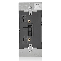 LEV TSL06-1LE BK TOGGLE SLIDE UNIV DIM 300W LED/