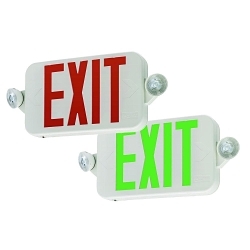 LITHONIA ECRG RD M6 THERMOPLASTIC LED EXIT/U