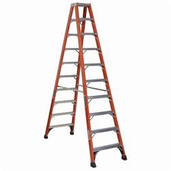 LOUISVILLE FM1410HD 10-FT . FG TWIN STEPLADD
