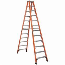 LOUISVILLE FM1412HD 12-FT . FG TWIN STEPLADD