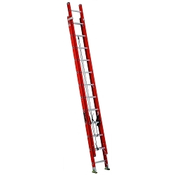 LOUISVILLE FE3224 24-FT . FG EXTENSION LADDER TY