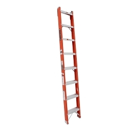 LOUISVILLE FH1008 8-FT . FG SHELF LADDER TYPE I