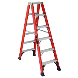LOUISVILLE FM1406HD 6-FT . FG TWIN STEPLADDE