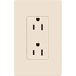 LUTRON CAR-15-LA CLARO 15A DUPLEX RECEPTACLE DE