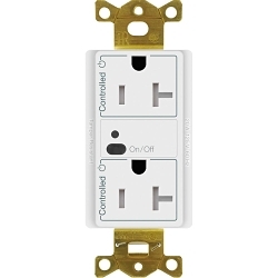 LUTRON CAR2S-15-DTR-WH VIVE RF WIRELESS RECEPTA