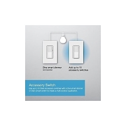 LUTRON DVRF-AS-WH CLARO SMART ACCESSORY SWITCH O