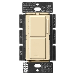 LUTRON MACL-L3S25-IV MAESTRO LED+ DUAL DIMMER