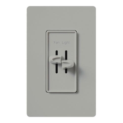 LUTRON S2-LFSQ-GR SKYLARK DUAL DIMMER SWIT