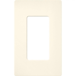 LUTRON SC-1-BI CLARO 1 GANG WALL PLATE FOR DECO