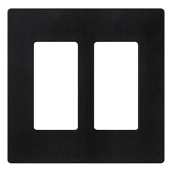 LUTRON SC-2-MN CLARO 2 GANG WALL PLATE FOR DECO