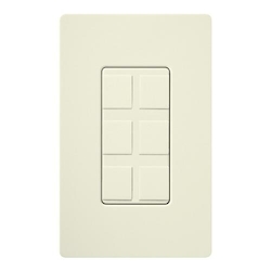 LUTRON SC-6PF-BI CLARO 6-PORT FRAME FIELD CUSTO
