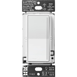 LUTRON STCL-153MH-WH SUNNATA LED+ DIMMER SWIT