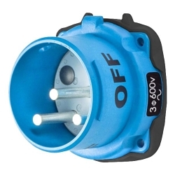MELTRIC 31-68182-K14 DR100-INLET POLY BLUE SI