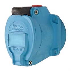 MELTRIC 63-14143-NC DSN20 RECEPTACLE POLY BL
