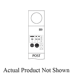 MIDWEST M075CP6L10 100A POST 50/30/20GFCI LIGHTE