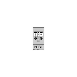 MIDWEST U004CP6010 120A POST 50/50/20GFCI