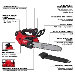 MILW 2826-21T M18 FUEL 14-IN TOP HANDLE CHAINSA