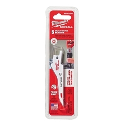 MILW 48-00-1630 SAWZALL DUCTWORK BLADE - 5 PK
