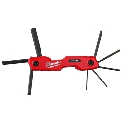 MILW 48-22-2182 8-KEY FOLDING HEX KEY SET - ME