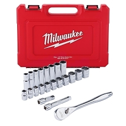 MILW 48-22-9410 22 PC 1/2-IN DRIVE SAE RATCHET