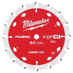 MILW 48-40-0522 5-3/8-IN 16T FRAMING CIR