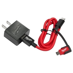 MILW 48-59-1209 3-FT USB-C AND 2.1A WALL CHAR