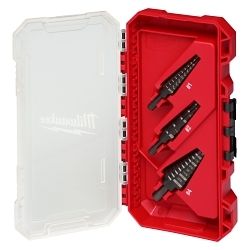 MILW 48-89-9221 STEP DRILL BIT SET - 3PC