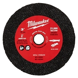 MILW 49-94-3000 3-IN METAL CUT OFF WHEEL 3PK