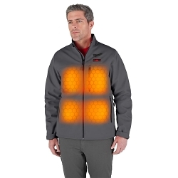 MILW M100G-213X M12 HEAT GRAY TOUGHSHEL JKT