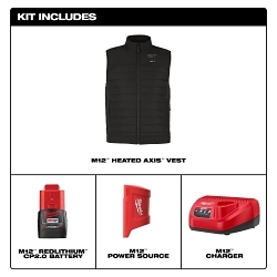 MILW M300B-212X M12 HEATED AXIS VEST
