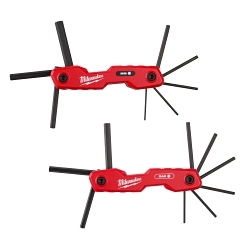 MILW 48-22-2183 2PC 17-KEY FOLDING HEX KEY S