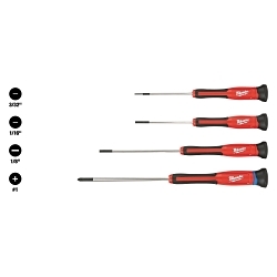 MILW 48-22-2604 4 PC PRECISION SCREWDRIVER SE