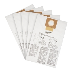 MILW 49-90-1979 FLEECE DUST BAGS (5PK) - 6 GALL
