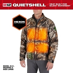 MILW M101C-21XL M12 HEATED QUIETSHELL JACKET